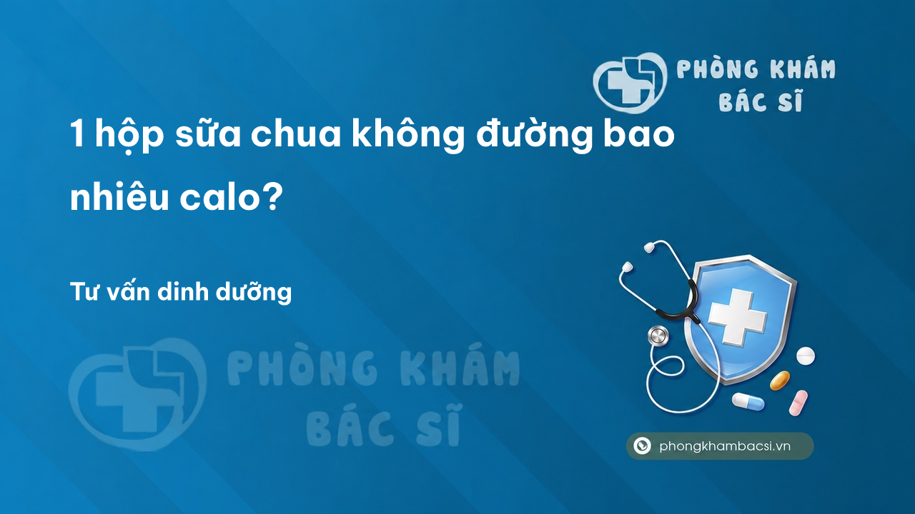 1 hộp sữa chua không đường bao nhiêu calo?