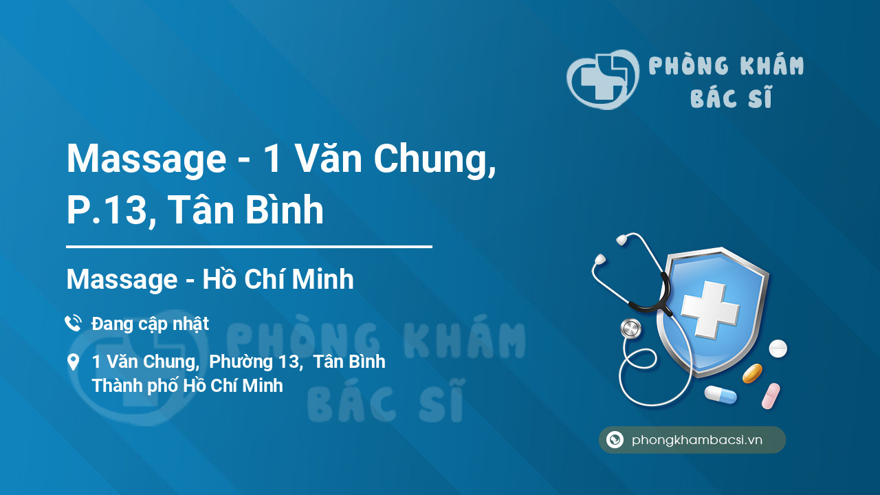 Massage - 1 Văn Chung, P.13, Tân Bình