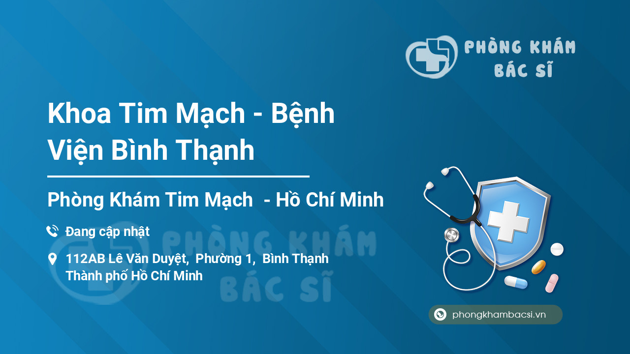 Khoa Tim Mạch - Bệnh Viện Bình Thạnh