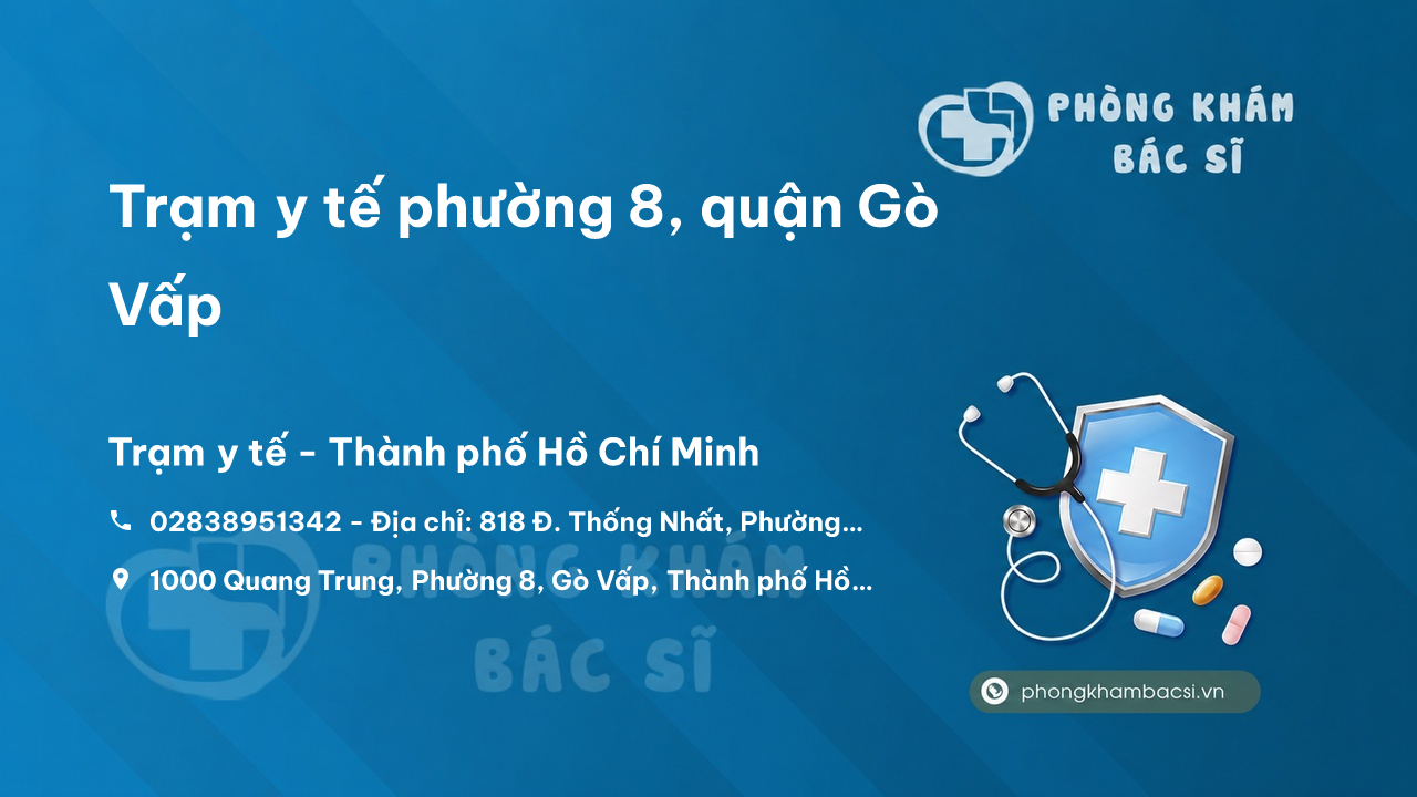 Trạm y tế phường 8, quận Gò Vấp số điện thoại và đánh giá