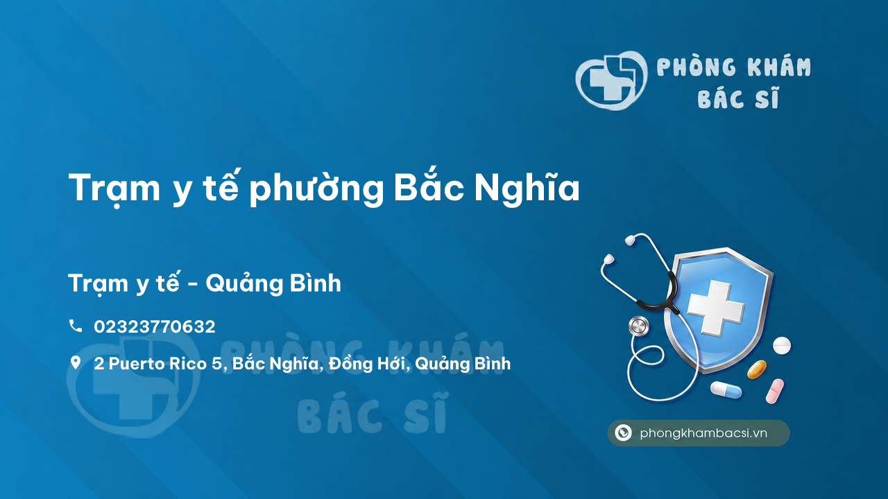 Trạm y tế phường Bắc Nghĩa, Thành Phố Đồng Hới số điện thoại và đánh giá