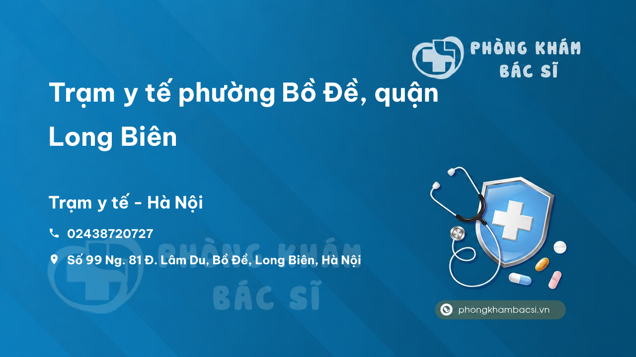 Trạm y tế phường Bồ Đề, quận Long Biên số điện thoại và đánh giá