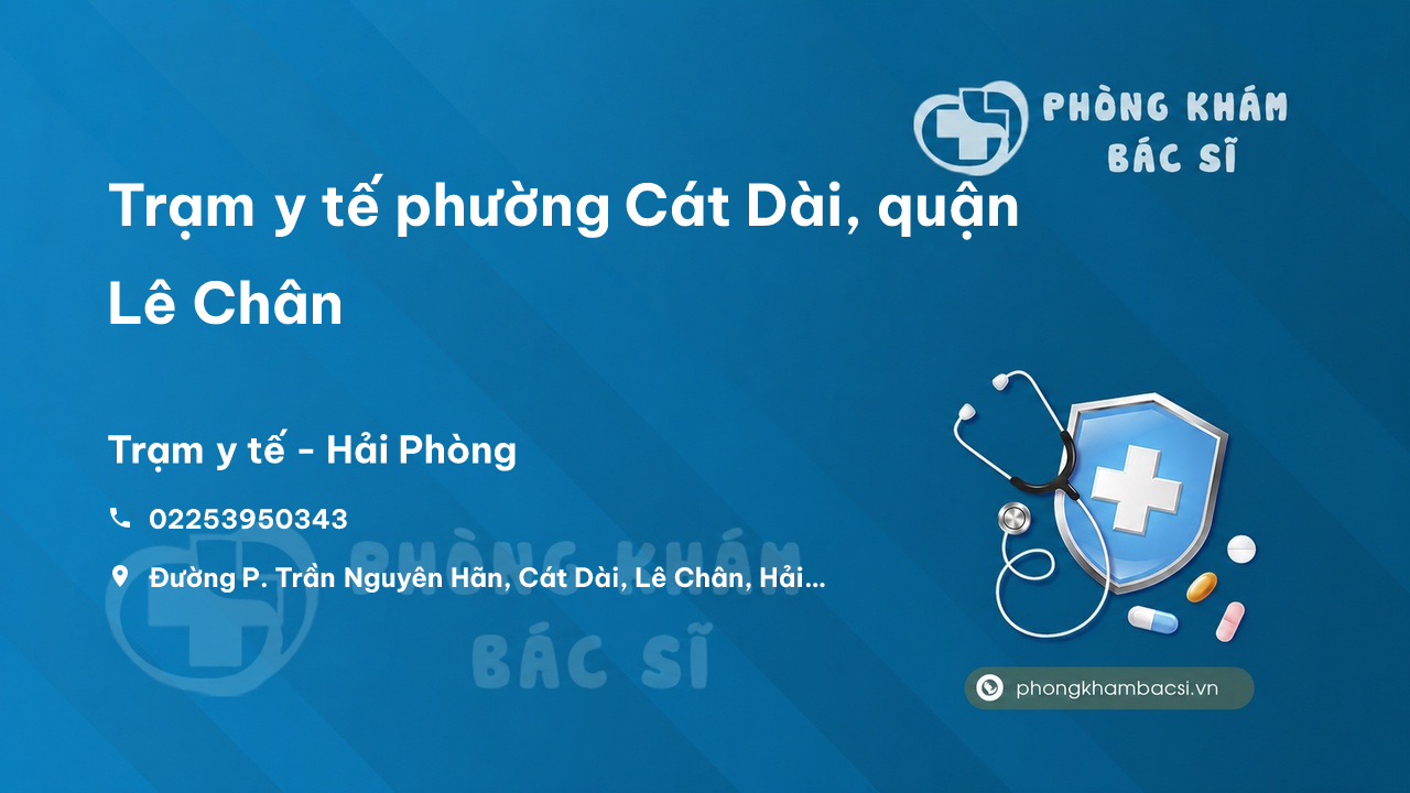 Trạm y tế phường Cát Dài, quận Lê Chân số điện thoại và đánh giá
