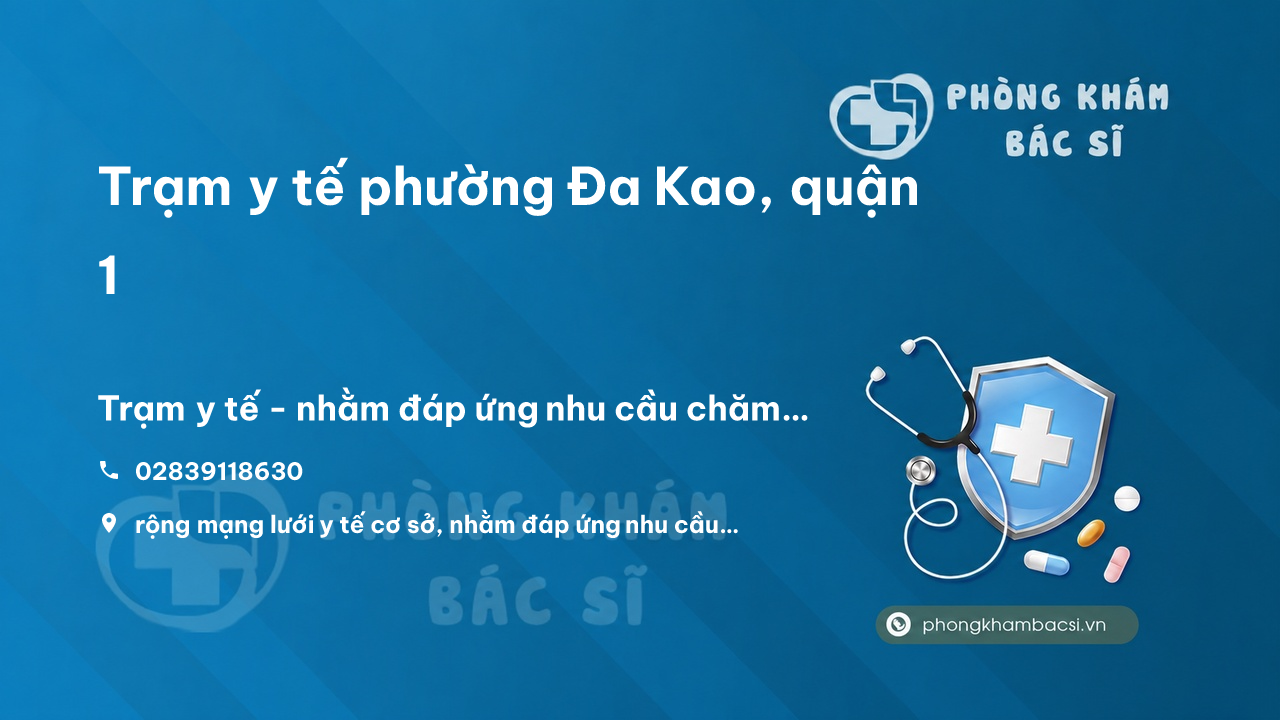 Tram Y Te Phuong Da Kao Quan 1