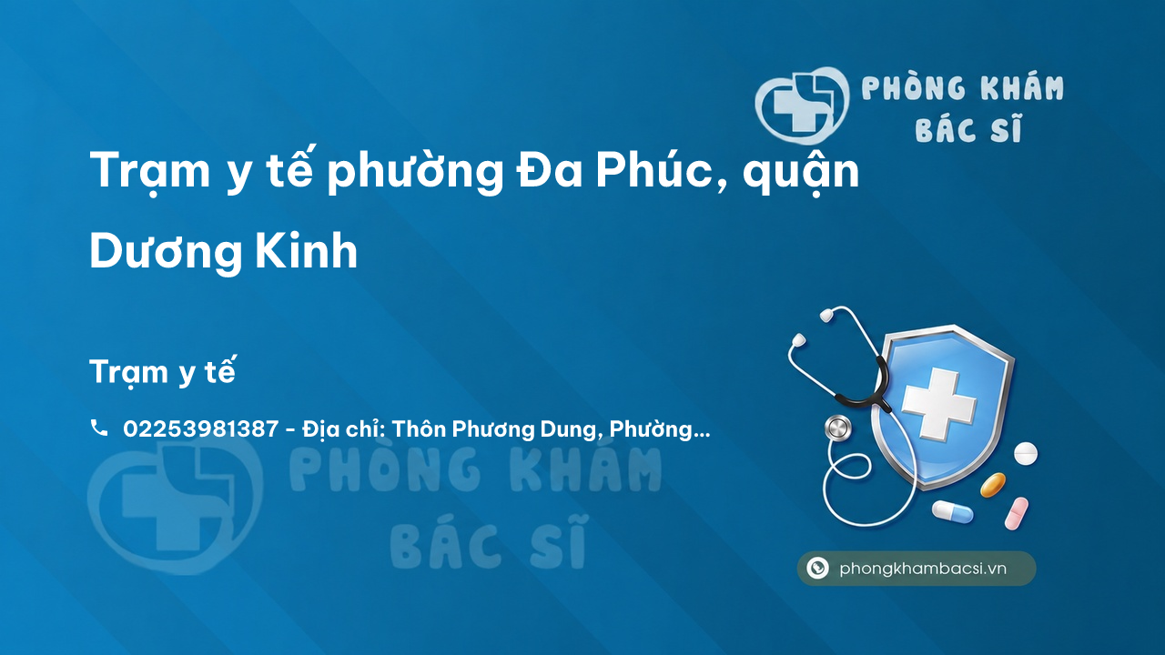 Trạm y tế phường Đa Phúc, quận Dương Kinh số điện thoại và đánh giá