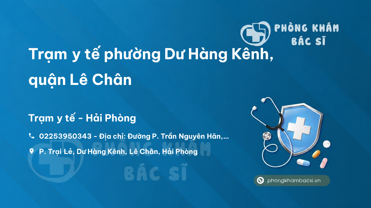 Trạm y tế phường Dư Hàng Kênh, quận Lê Chân số điện thoại và đánh giá