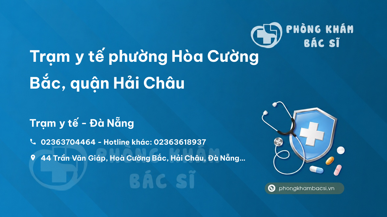 Trạm y tế phường Hòa Cường Bắc, quận Hải Châu số điện thoại và đánh giá