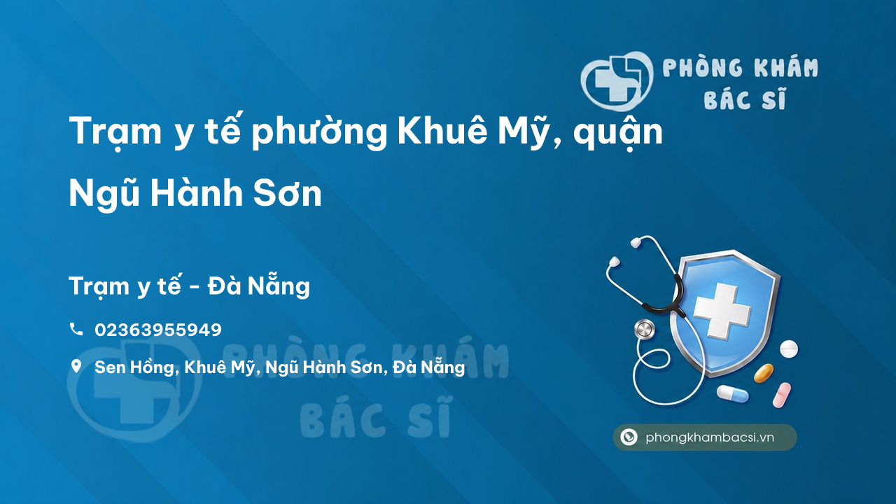 Trạm y tế phường Khuê Mỹ, quận Ngũ Hành Sơn số điện thoại và đánh giá