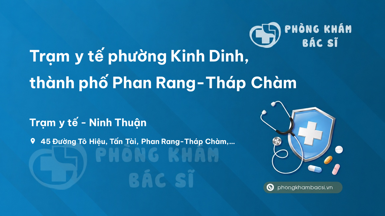 Trạm y tế phường Kinh Dinh, thành phố Phan Rang-Tháp Chàm số điện thoại và đánh giá