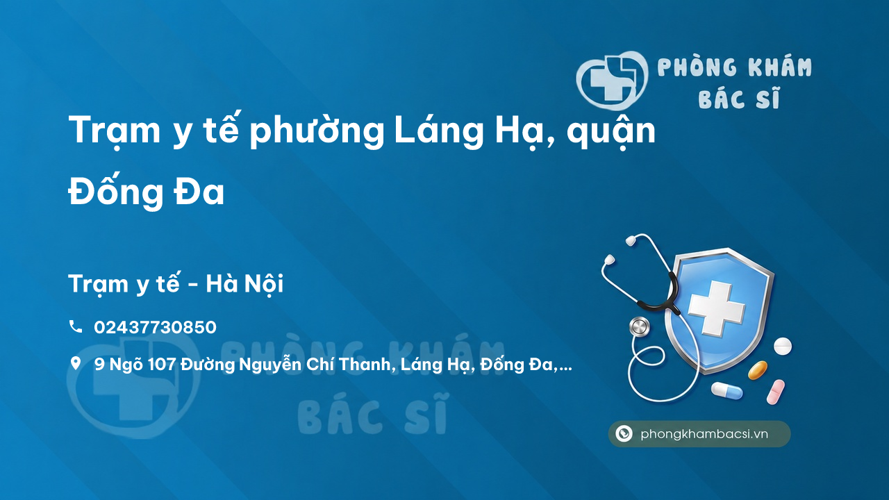 Trạm y tế phường Láng Hạ, quận Đống Đa số điện thoại và đánh giá