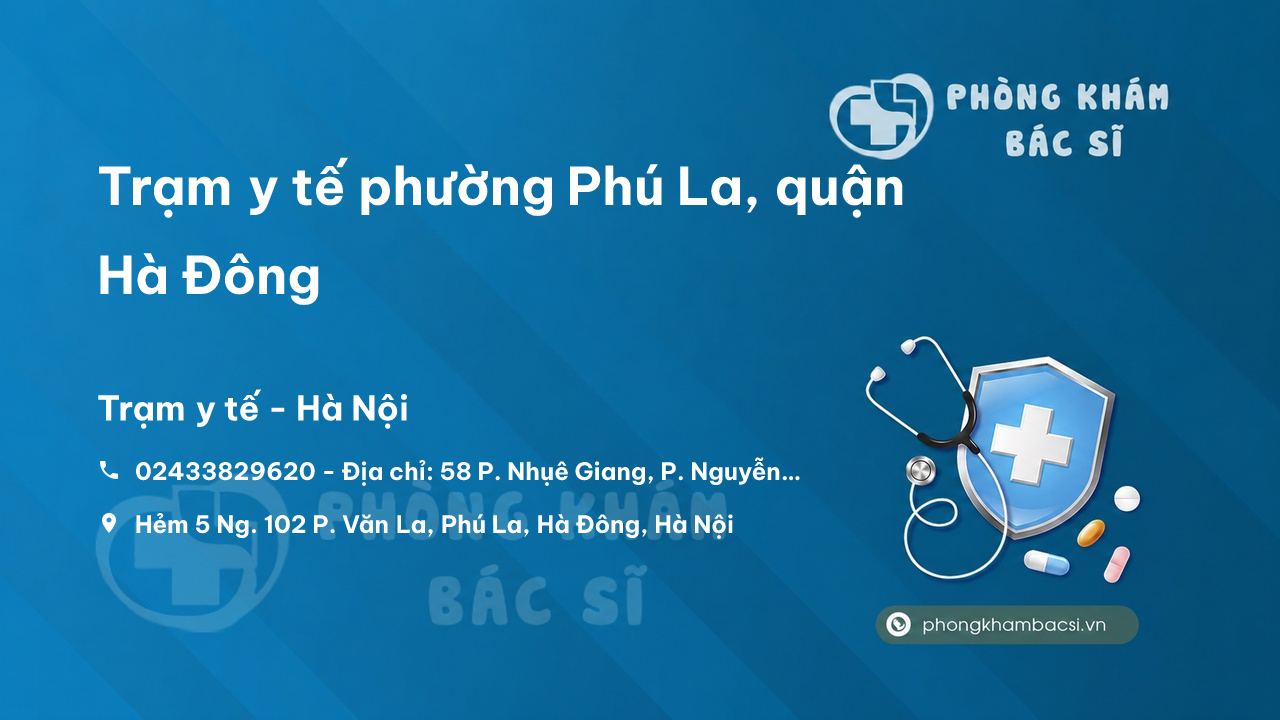 Trạm y tế phường Phú La, quận Hà Đông số điện thoại và đánh giá