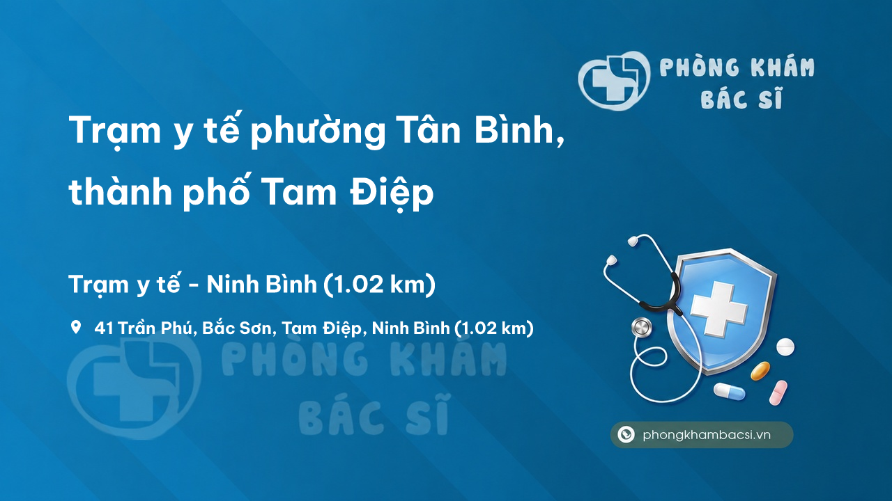 Trạm y tế phường Tân Bình, thành phố Tam Điệp số điện thoại và đánh giá