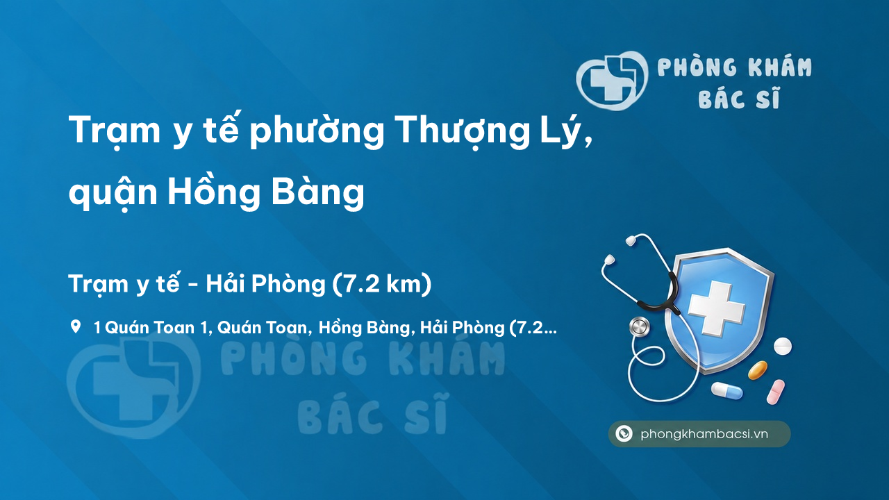 Trạm y tế phường Thượng Lý, quận Hồng Bàng số điện thoại và đánh giá