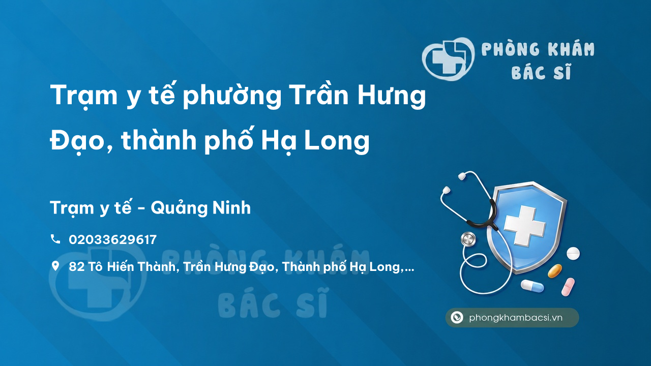 Trạm y tế phường Trần Hưng Đạo, thành phố Hạ Long số điện thoại và đánh giá