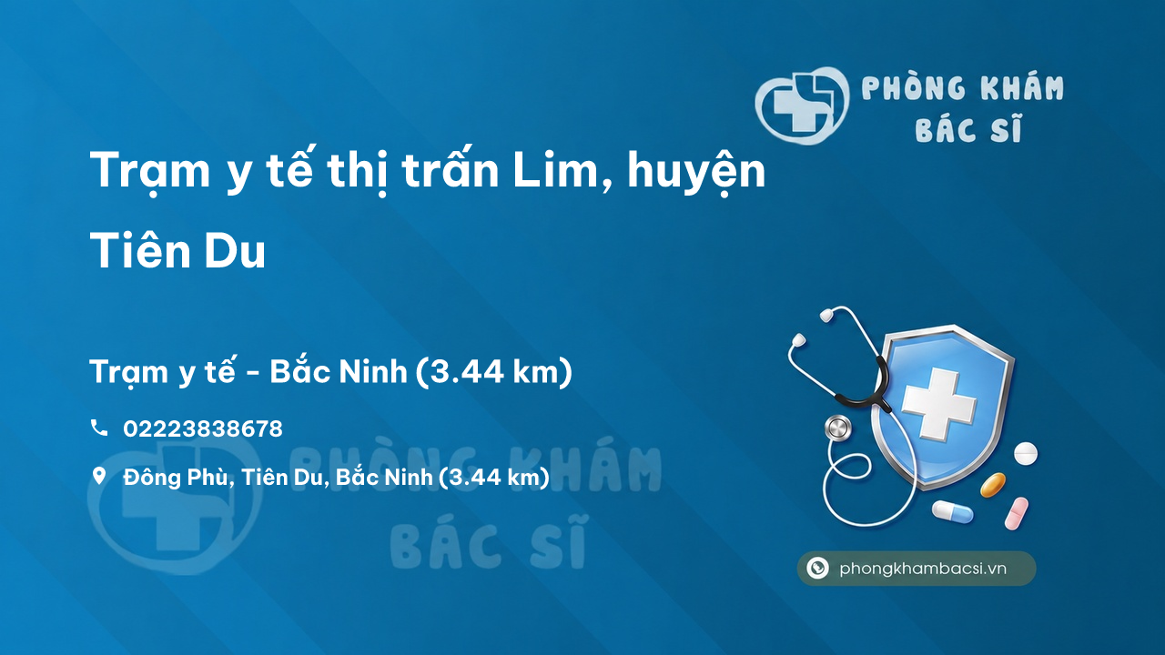 Trạm y tế xã Phú Lâm, huyện Tiên Du,Bắc Ninh