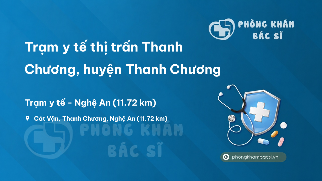 Trạm y tế thị trấn Thanh Chương, huyện Thanh Chương số điện thoại và đánh giá
