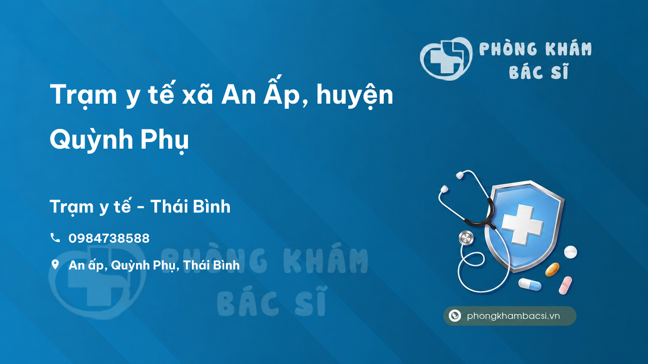 Trạm y tế xã An Ấp, huyện Quỳnh Phụ số điện thoại và đánh giá