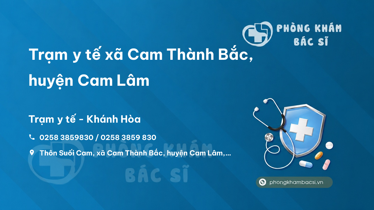 Trạm y tế xã Cam Thành Bắc, huyện Cam Lâm số điện thoại và đánh giá