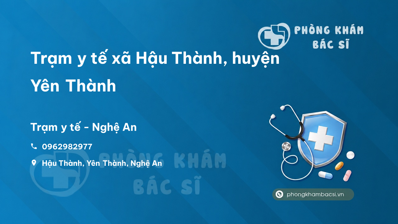 Trạm y tế xã Hậu Thành, huyện Yên Thành số điện thoại và đánh giá