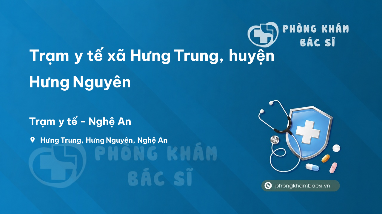 Trạm y tế xã Hưng Trung, huyện Hưng Nguyên số điện thoại và đánh giá