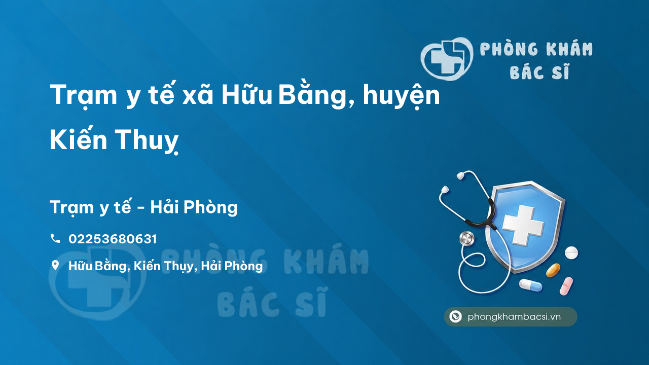 Trạm y tế xã Hữu Bằng, huyện Kiến Thuỵ số điện thoại và đánh giá