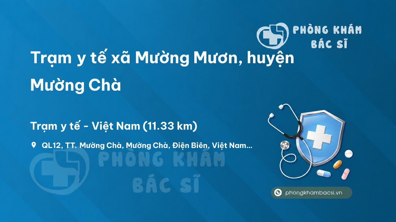 Trạm y tế xã Mường Mươn, huyện Mường Chà số điện thoại và đánh giá