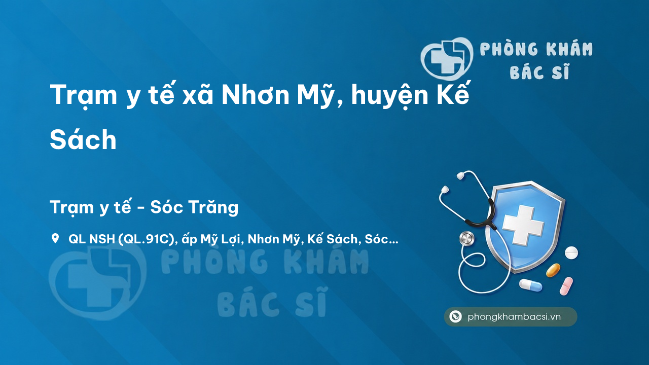 Trạm y tế xã Nhơn Mỹ, huyện Kế Sách số điện thoại và đánh giá