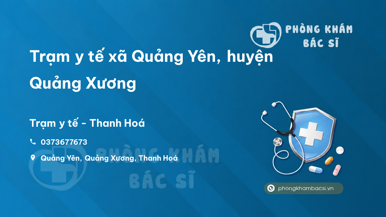Trạm y tế xã Quảng Yên, huyện Quảng Xương số điện thoại và đánh giá