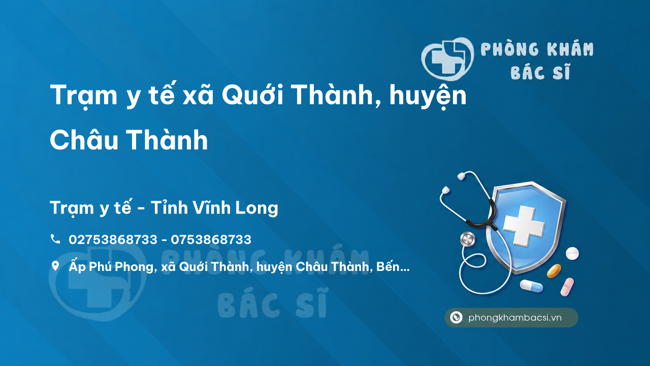 Trạm y tế xã Quới Thành, huyện Châu Thành số điện thoại và đánh giá