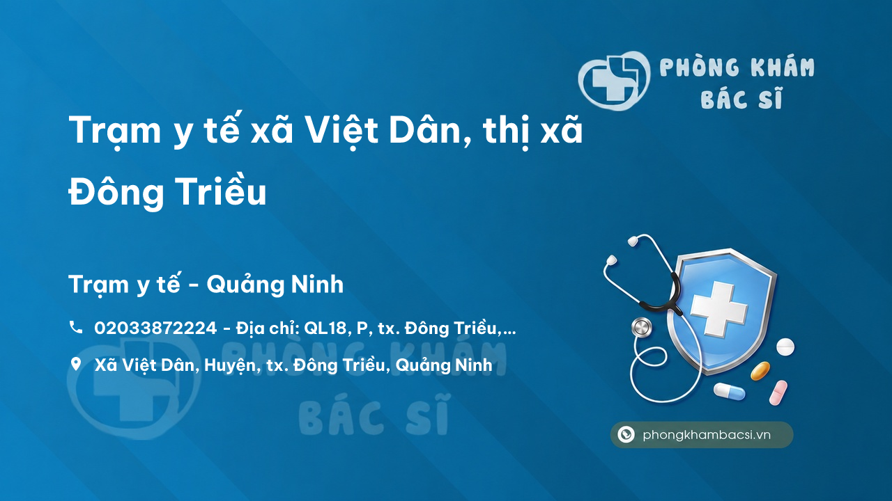 Trạm y tế xã Việt Dân, thị xã Đông Triều