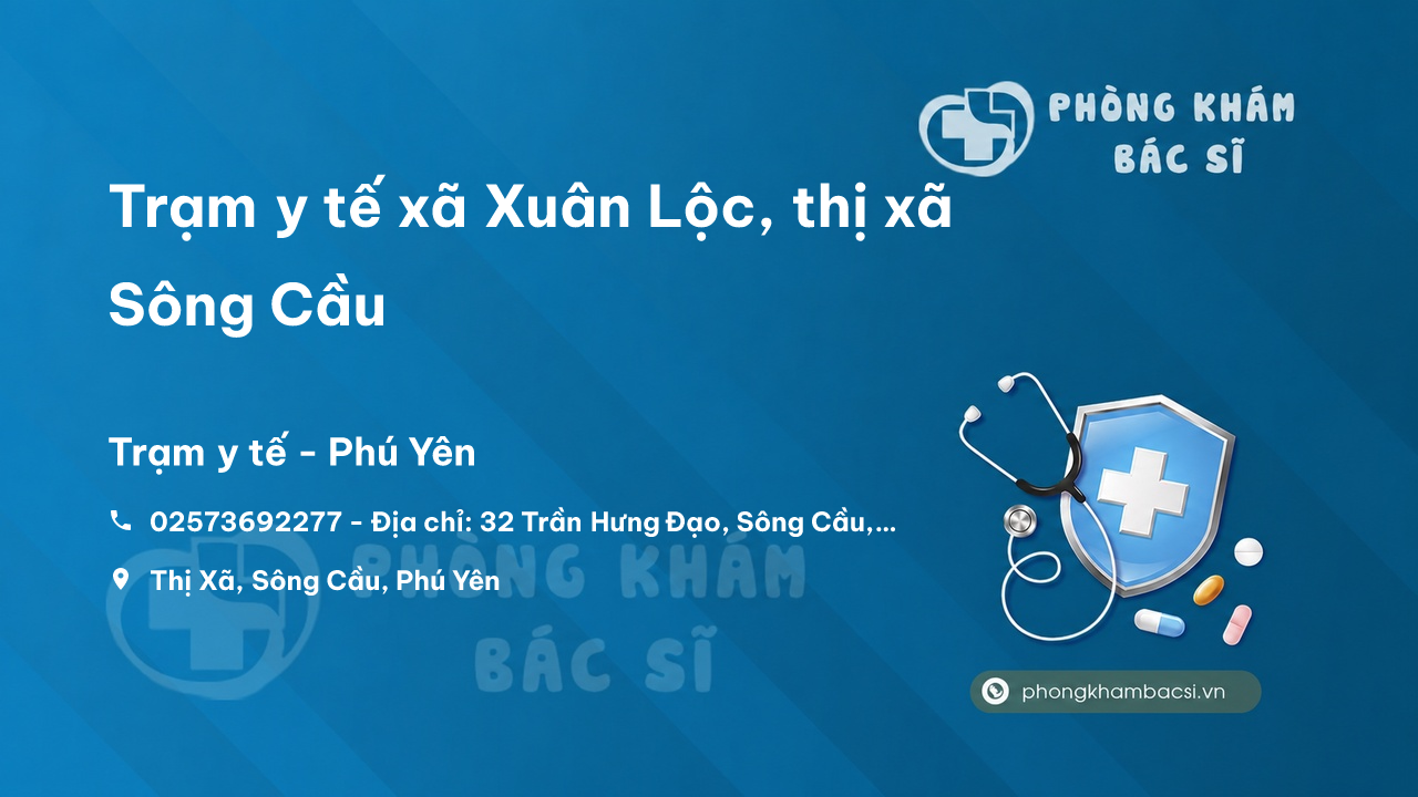 Trạm y tế xã Xuân Lộc, thị xã Sông Cầu số điện thoại và đánh giá