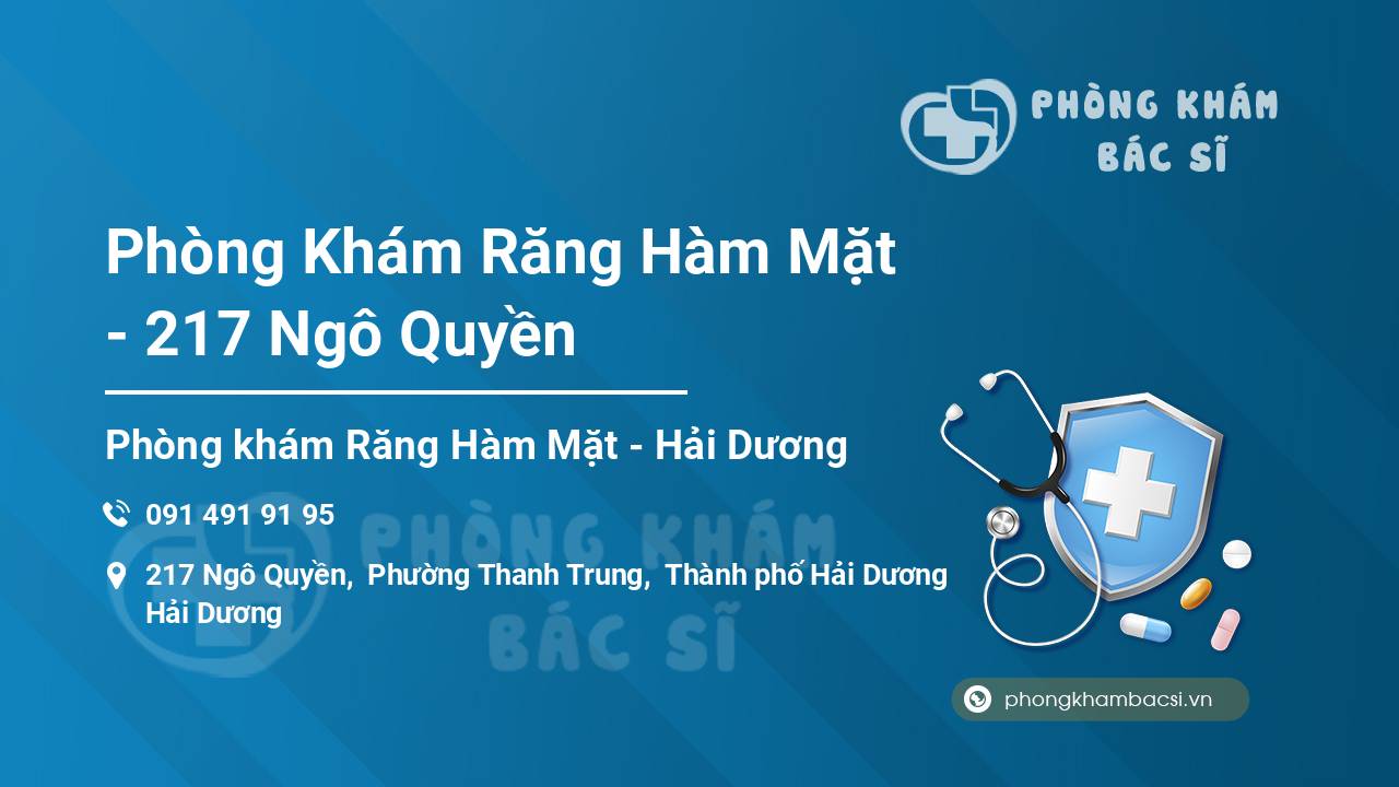 Phòng Khám Răng Hàm Mặt - 217 Ngô Quyền