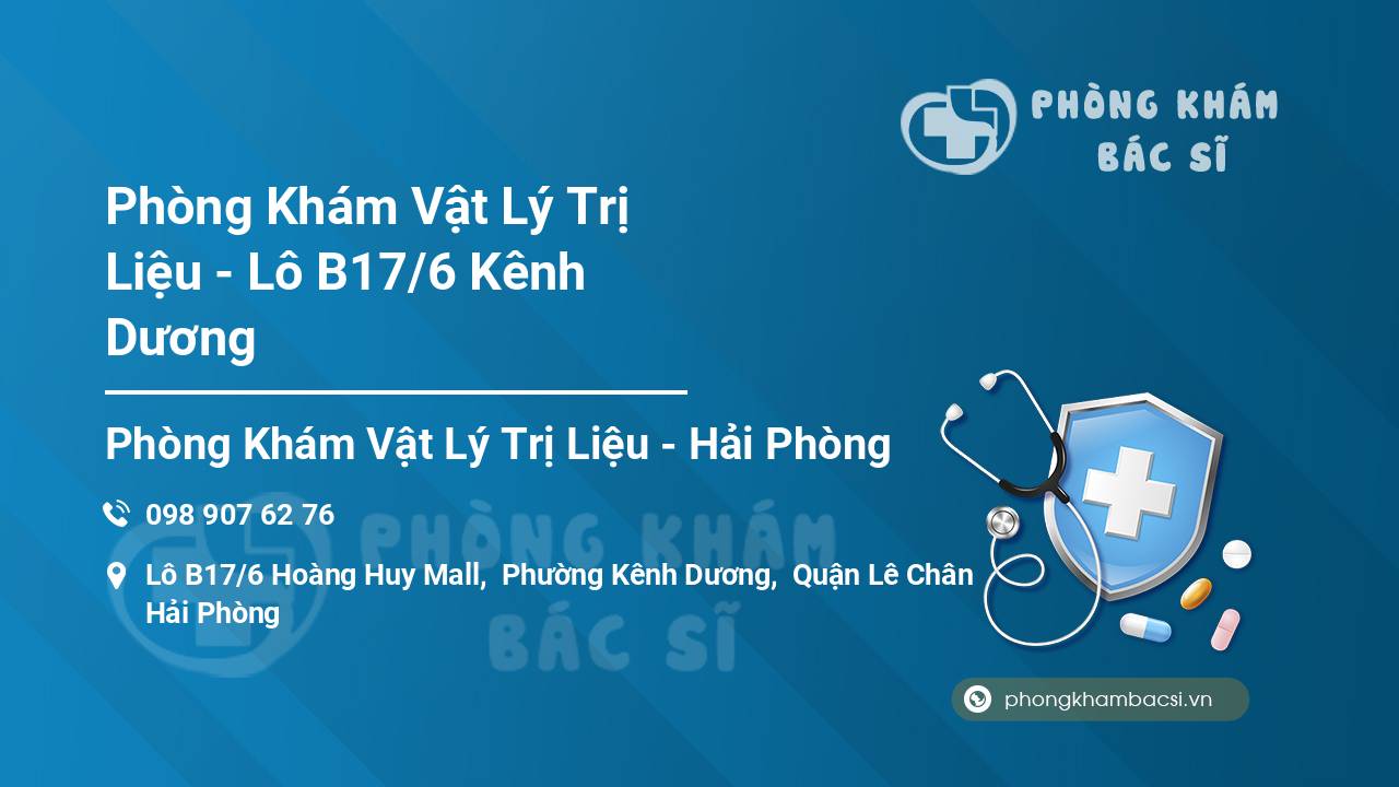 Phòng Khám Vật Lý Trị Liệu - Lô B17/6 Kênh Dương
