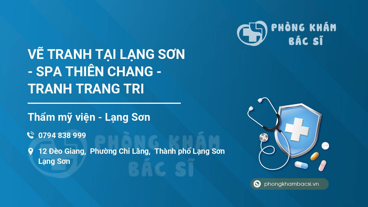 VẼ TRANH TẠI LẠNG SƠN - SPA THIÊN CHANG - TRANH TRANG TRI