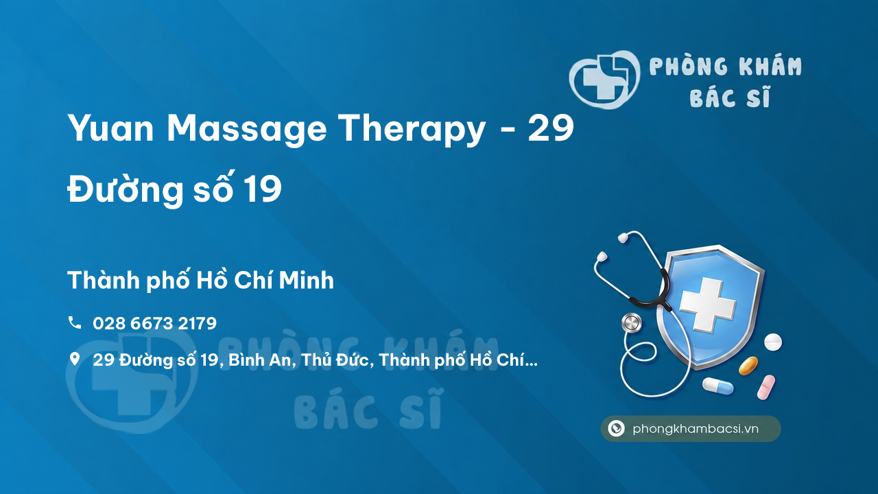 Yuan Massage Therapy - 29 Đường số 19, Bình An, Thủ Đức - Review đánh giá