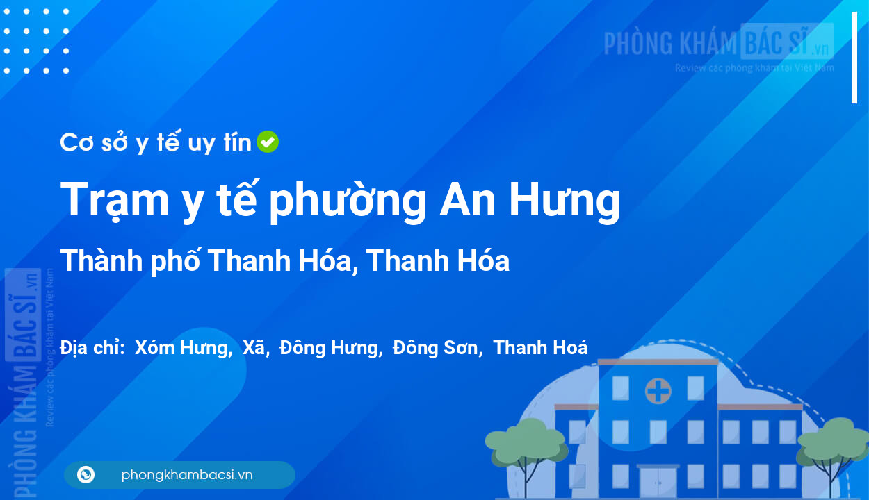 Trạm y tế phường An Hưng, thành phố Thanh Hóa số điện thoại và đánh giá