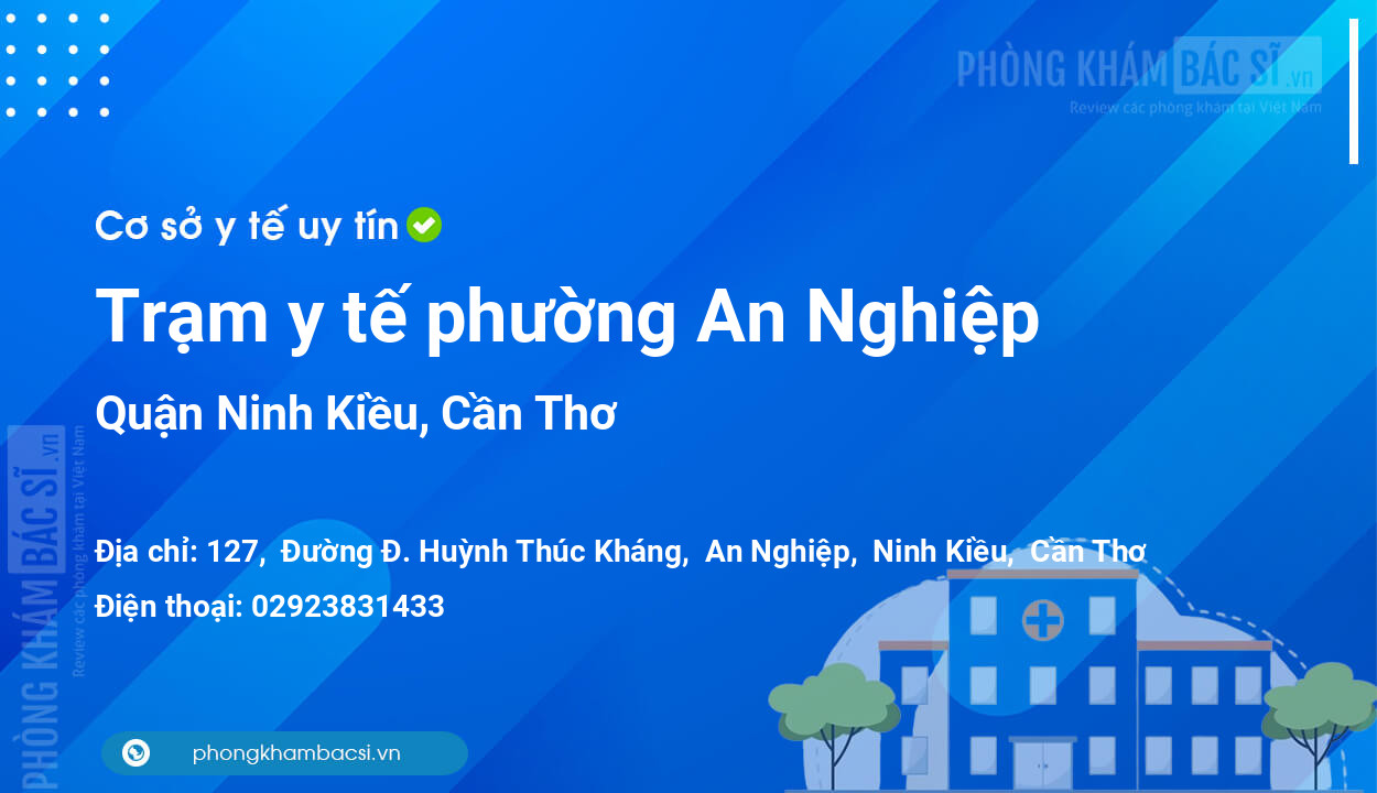 Trạm y tế phường An Nghiệp, quận Ninh Kiều số điện thoại và đánh giá