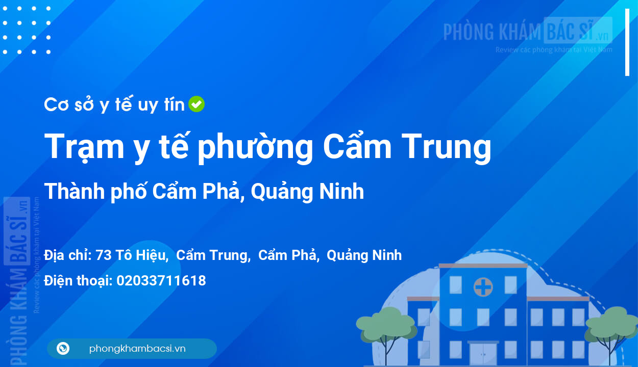 Trạm y tế phường Cẩm Trung, thành phố Cẩm Phả số điện thoại và đánh giá