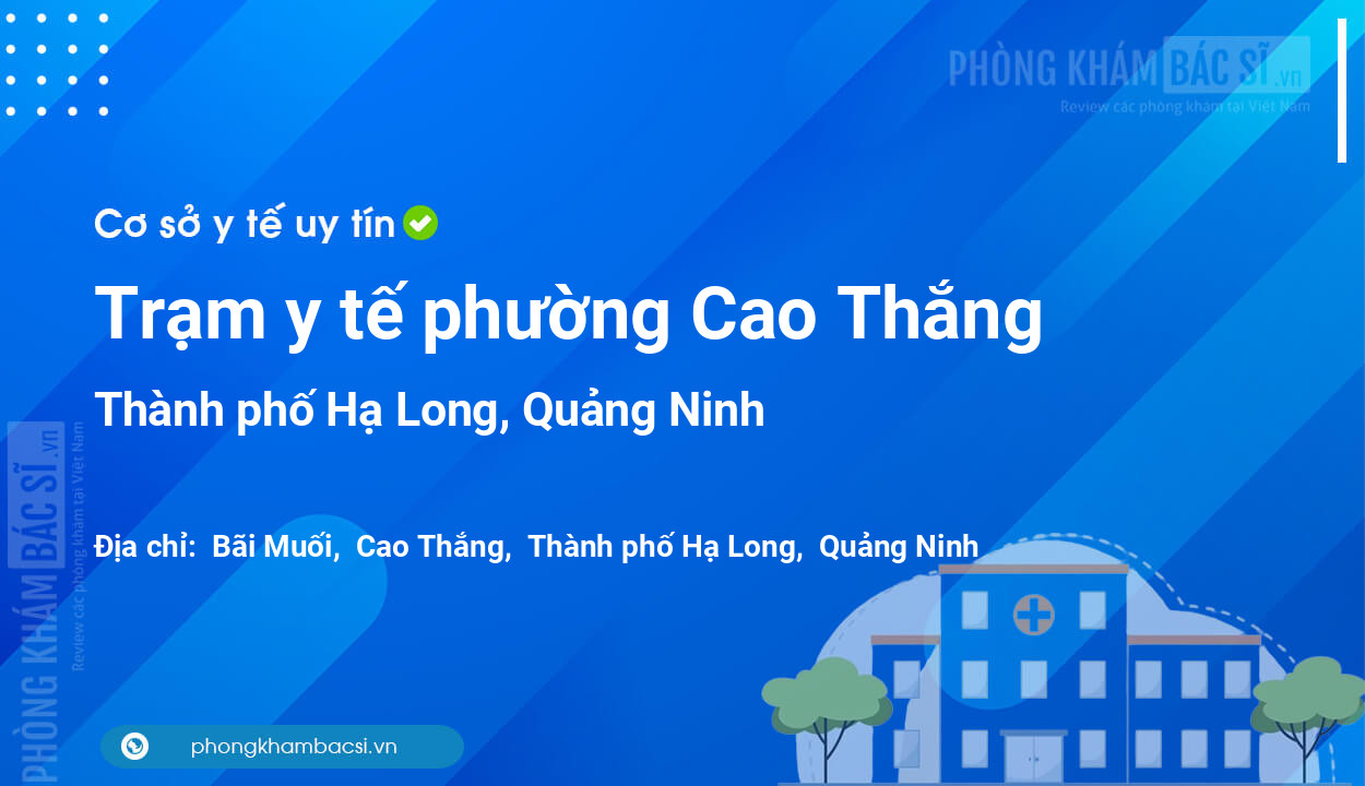 Trạm y tế phường Cao Thắng, thành phố Hạ Long số điện thoại và đánh giá