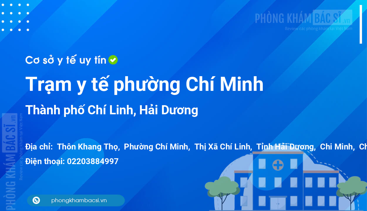Trạm y tế phường Chí Minh, thành phố Chí Linh số điện thoại và đánh giá