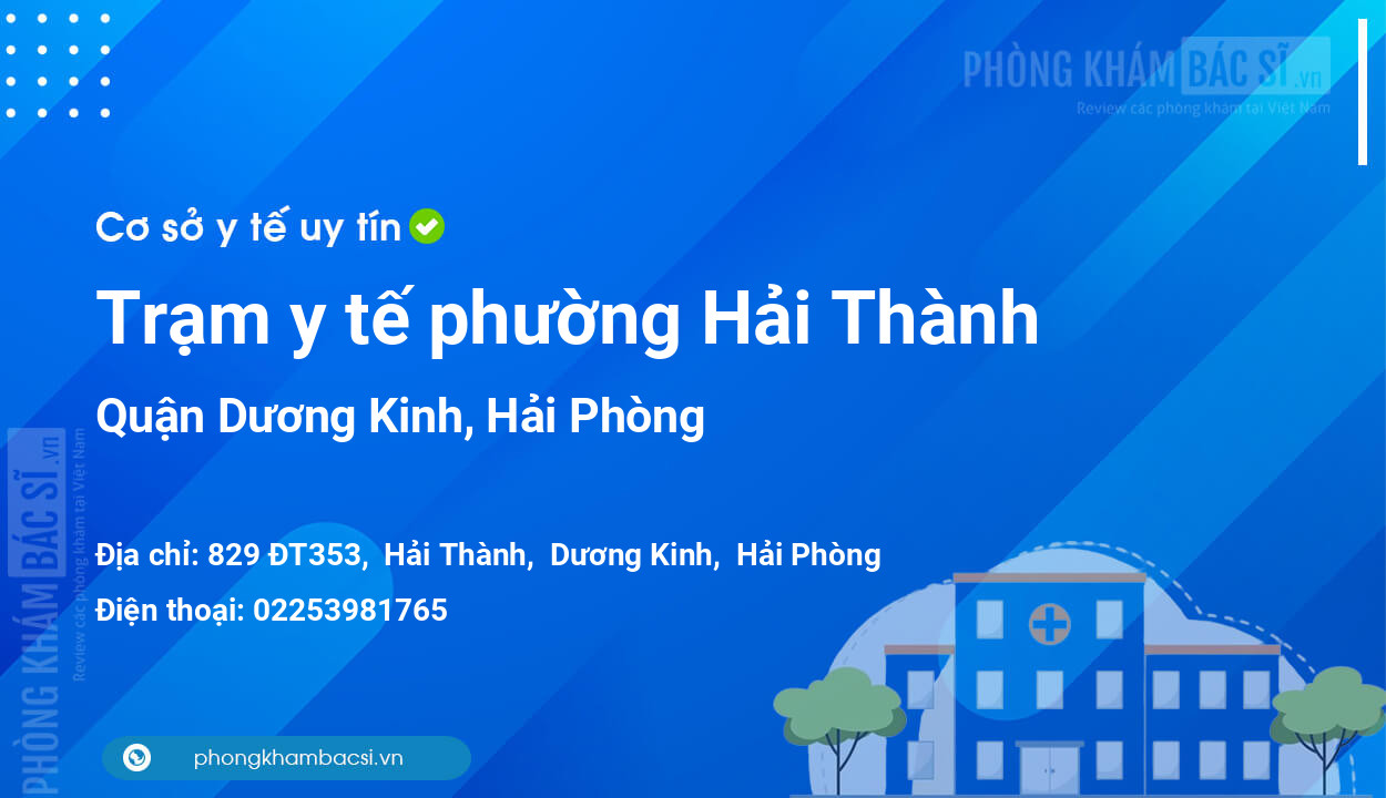 Trạm y tế phường Hải Thành, quận Dương Kinh số điện thoại và đánh giá