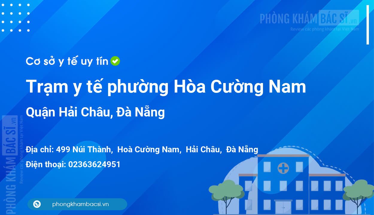 Trạm y tế phường Hòa Cường Nam, quận Hải Châu số điện thoại và đánh giá