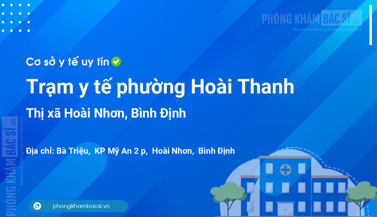 Trạm y tế phường Hoài Thanh, thị xã Hoài Nhơn số điện thoại và đánh giá