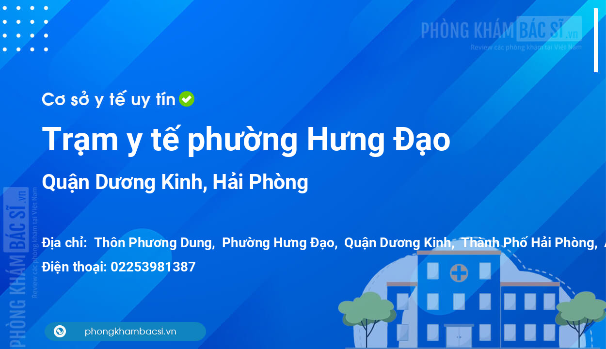 Trạm y tế phường Hưng Đạo, quận Dương Kinh số điện thoại và đánh giá