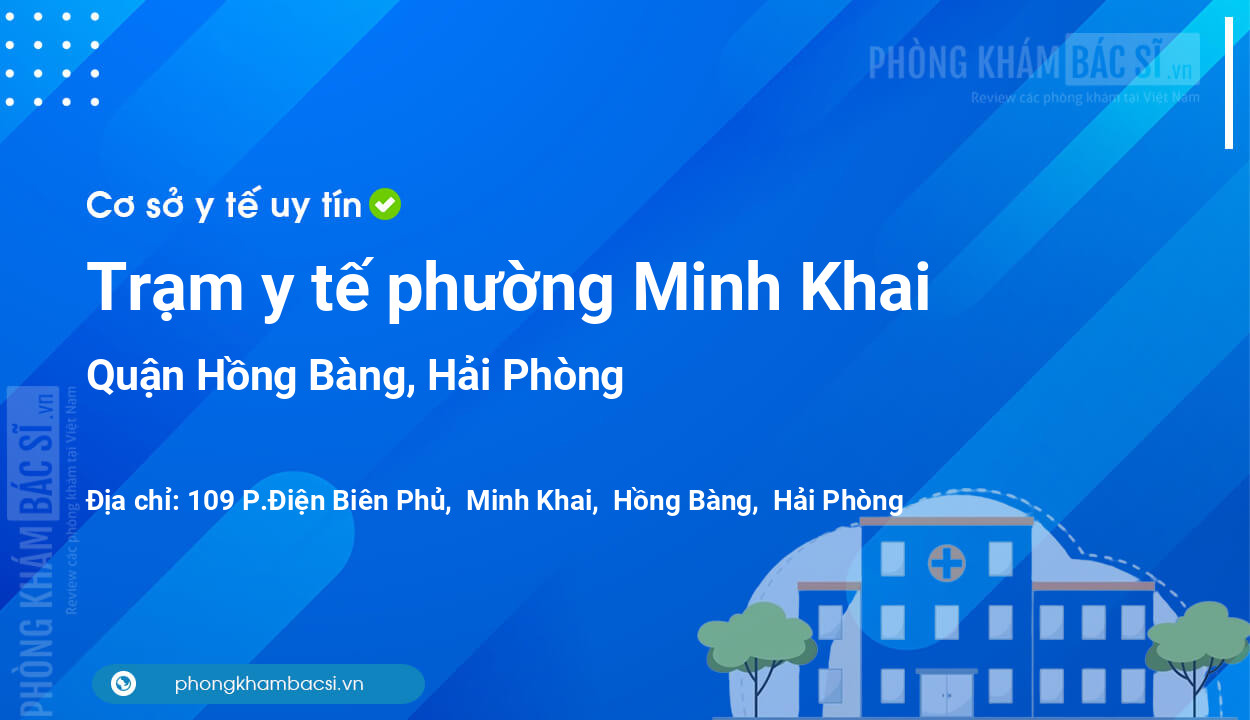 Trạm y tế phường Minh Khai, quận Hồng Bàng số điện thoại và đánh giá