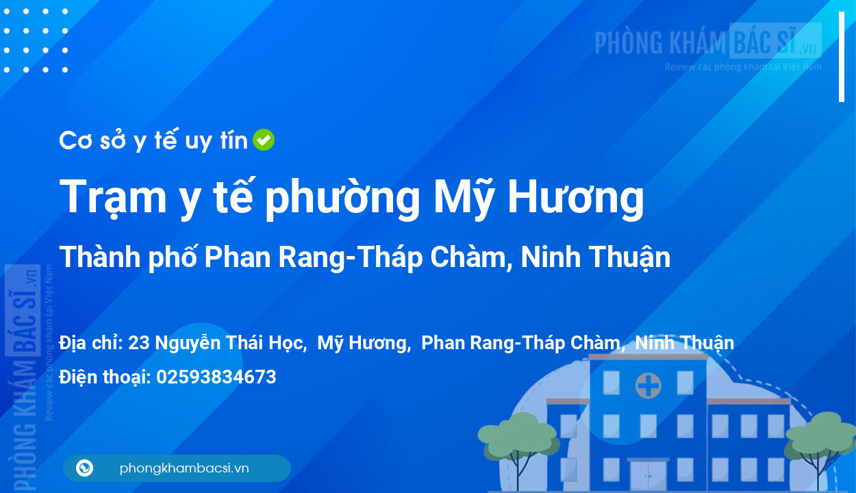 Trạm y tế phường Mỹ Hương, thành phố Phan Rang-Tháp Chàm số điện thoại và đánh giá