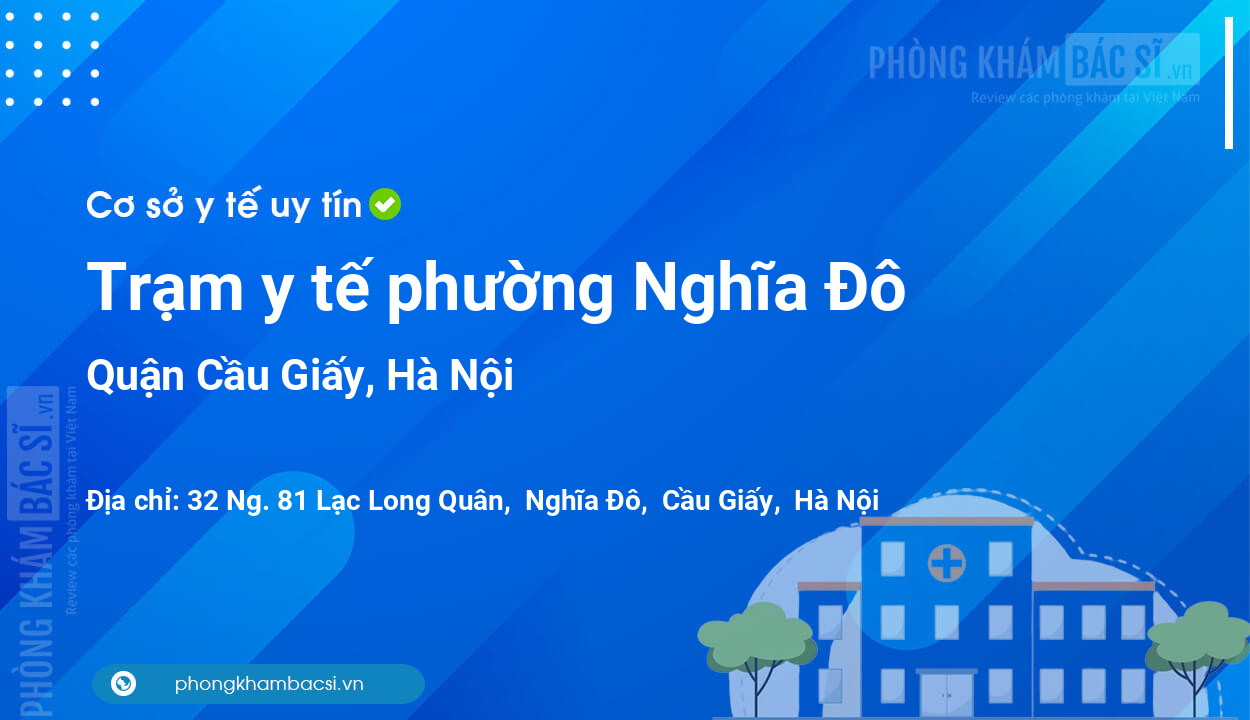 Trạm y tế phường Nghĩa Đô, quận Cầu Giấy số điện thoại và đánh giá