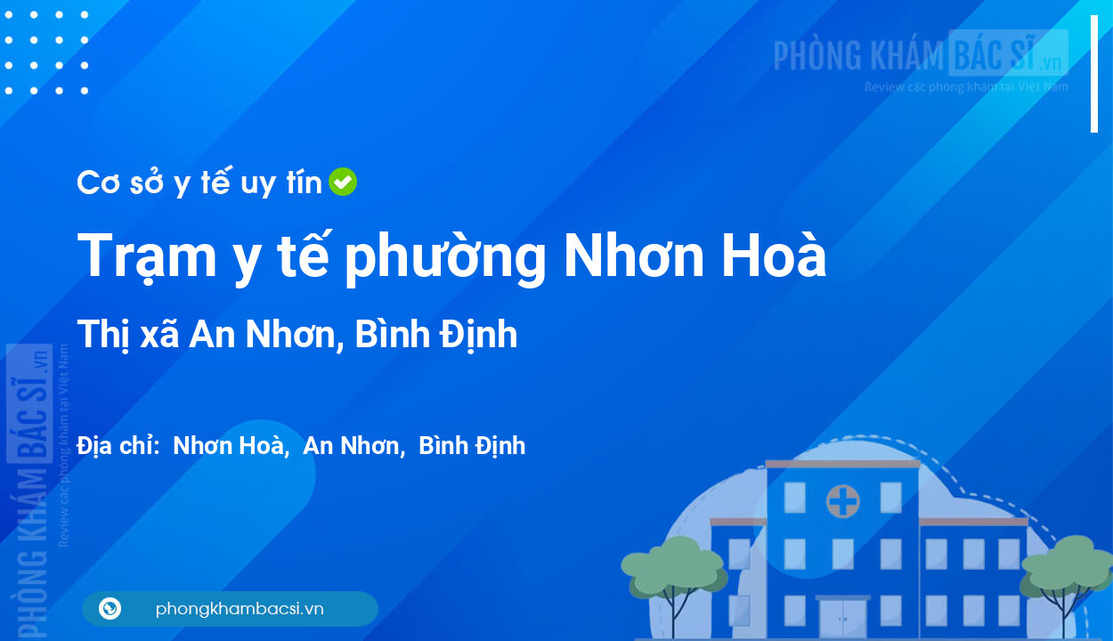 Trạm y tế phường Nhơn Hoà, thị xã An Nhơn số điện thoại và đánh giá