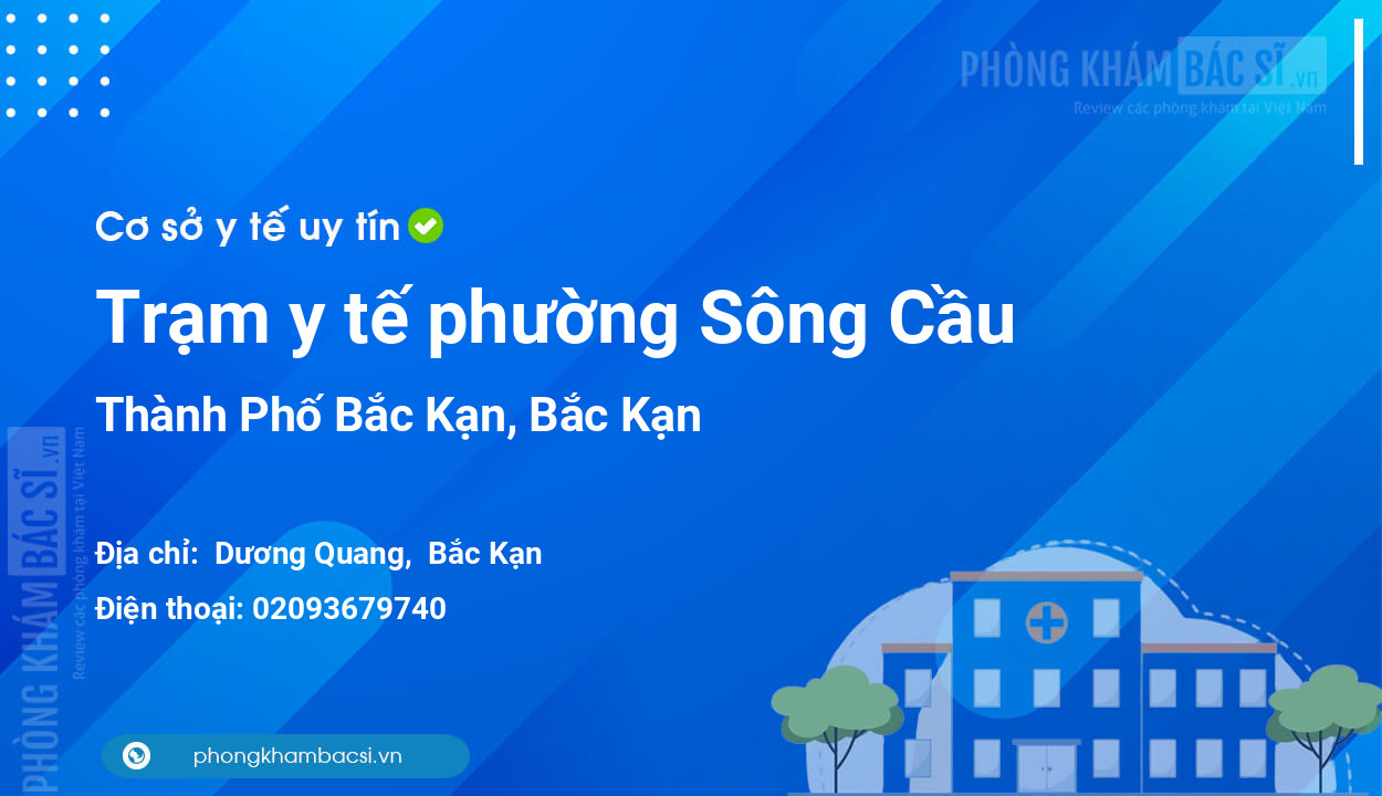 Trạm y tế phường Sông Cầu, Thành Phố Bắc Kạn số điện thoại và đánh giá