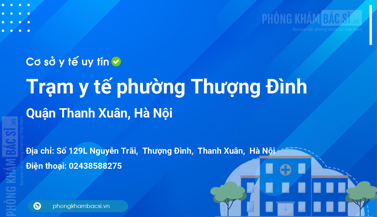 Trạm y tế phường Thượng Đình, quận Thanh Xuân số điện thoại và đánh giá